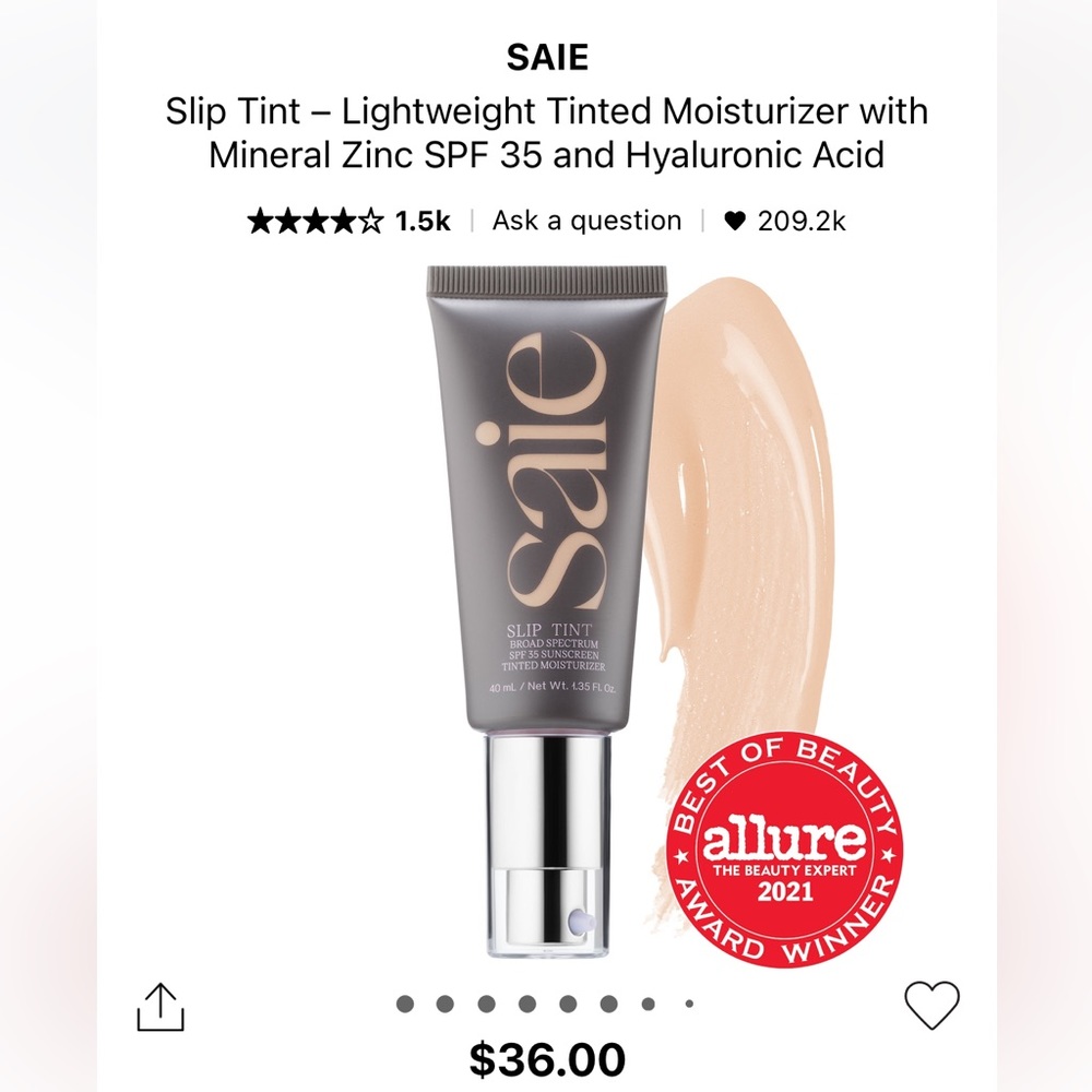 Saie Slip Tint Shade 3